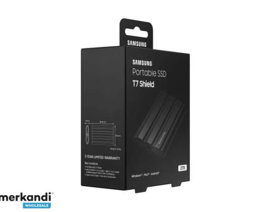 Schermo Samsung T7 USB 3.2 2TB MU-PE2T0S/EU