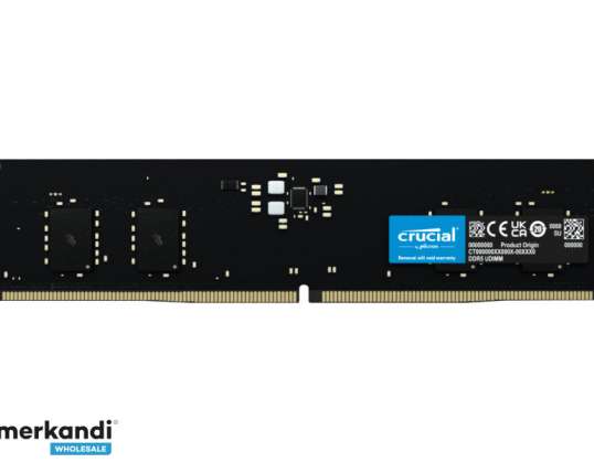 Crucial 8GB DDR5 4800 UDIMM CL40  16Gbit    CT8G48C40U5