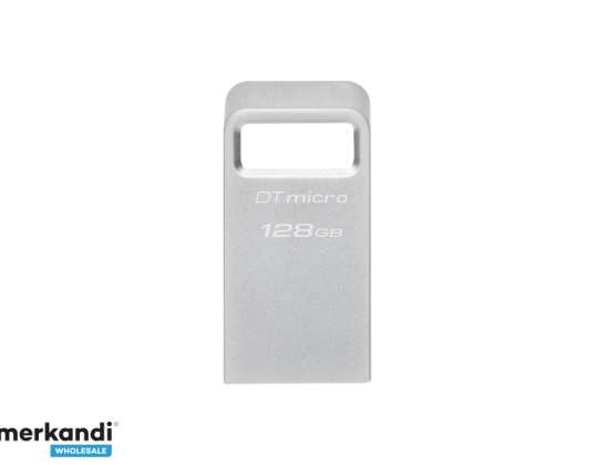 Kingston DT Micro 128 ГБ 200 МБ/с металевий USB-накопичувач DTMC3G2/128 ГБ
