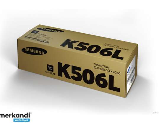 Samsung-toner med høy kapasitet 6000 sider svart CLT-K506L/ELS