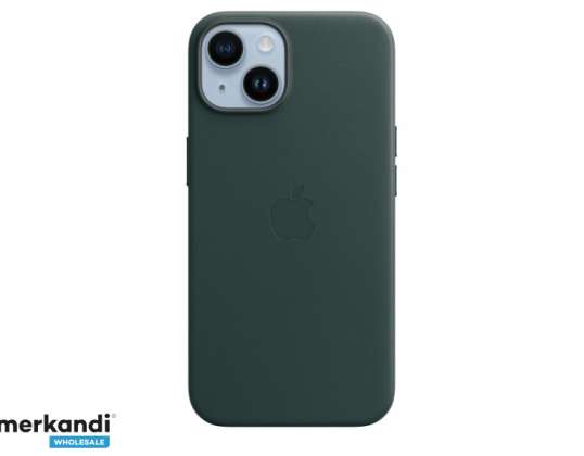 Kožené puzdro Apple iPhone 14 s MagSafe Forest Green MPP53ZM/A