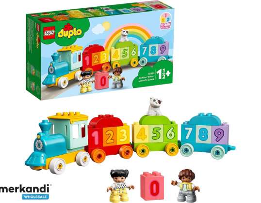 LEGO DUPLO Nummertåg - Lär dig räkna tågleksak, 10954