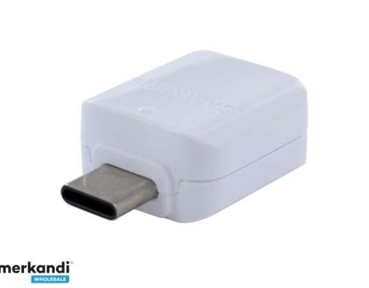 Samsung Adaptateur OTG / USB Type C Mâle vers USB - Blanc BULK - GH98-40216A