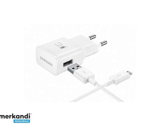 Samsung USB adapter + Mikro-USB kabel Bijeli BULK - EP-TA200EWE