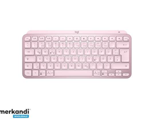 Logitech MX Keys Mini Bluetooth-toetsenbord - Verlicht roze - 920-010481