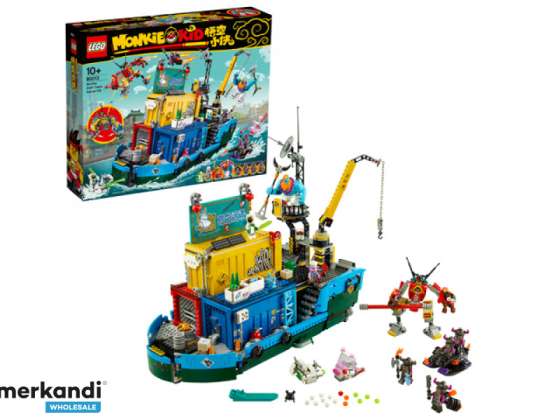 LEGO Monkie Kid Detská tajná tímová základňa Monkie - 80013