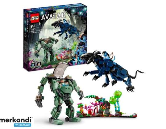 LEGO Avatar Neytiri in Thanator proti Quaritch pri MPA - 75571