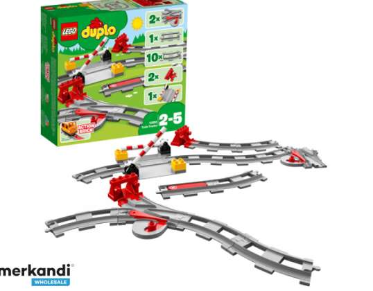 LEGO DUPLO tory kolejowe, zabawka budowlana - 10882