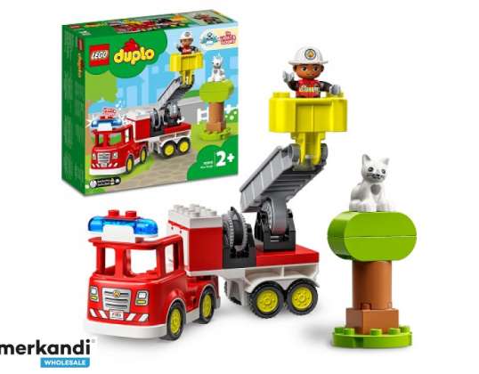 Caminhão de bombeiros LEGO DUPLO, brinquedo de construção - 10969