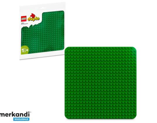 Yeşil renkte LEGO DUPLO yapı plakası, inşaat oyuncağı - 10980