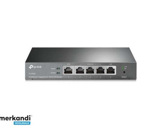 TP-LINK SafeStream Gigabit Multi-WAN VPN-router Sort TL-R605