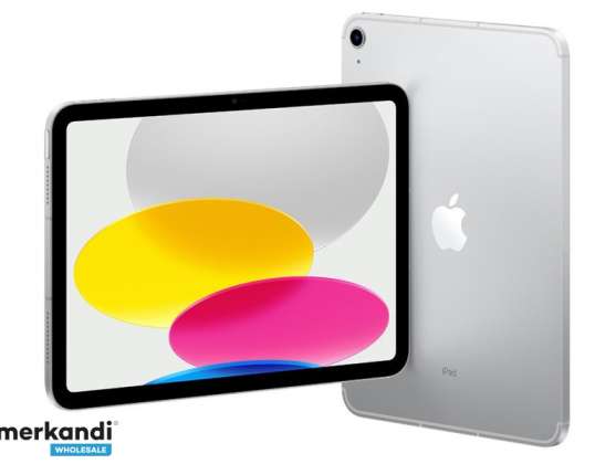 Apple iPad 10.9 256GB Wi-Fi + Cellular Silver 2022 10th Gen. MQ6T3FD/A