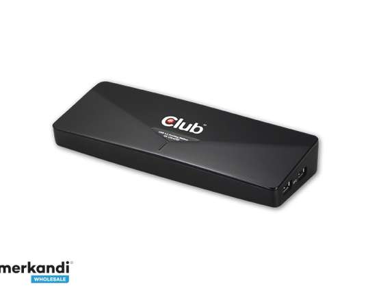 Club 3D USB 3.0 4K Docking Station Zwart CSV-3103D
