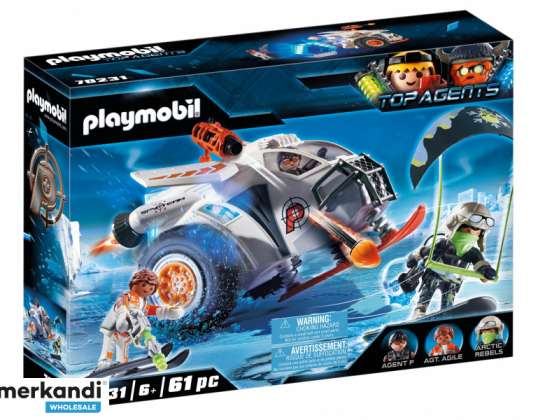 Agenți de top Playmobil - Spy Team Snow Gliders (70231)