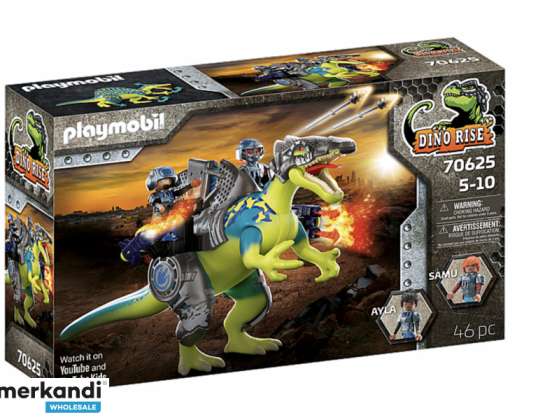 Playmobil Ντίνο Ρις - Σπινόσαυρος: Διπλή αμυντική δύναμη (70625)