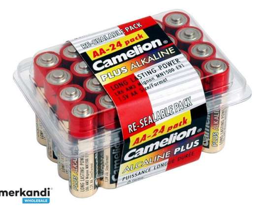 Batterij Camelion Alkaline LR6 AA (Box 24 St.)