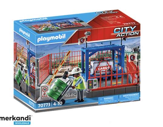 Playmobil City darbība - kravu uzglabāšana (70773)