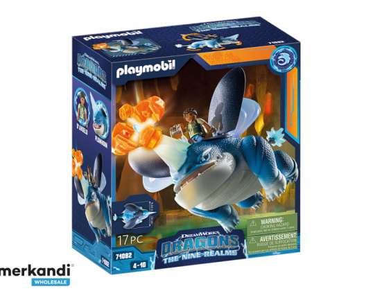 Playmobil Dragons: Dziewięć Krain - Plowhorn & DAngelo (71082)