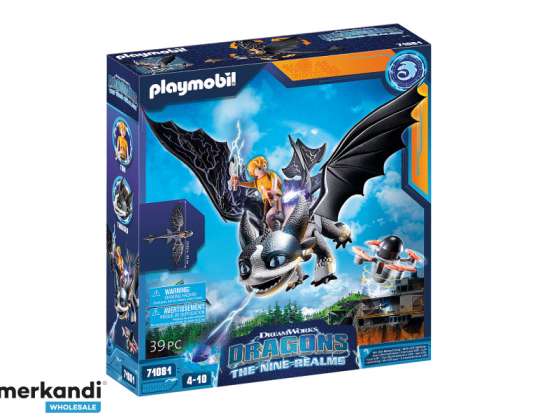 "Playmobil Dragons": devynios sferos - "Thunder" ir "Tom" (71081)