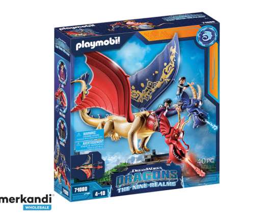Playmobil Dragons: The Nine Realms   Wu &amp; Wei mit Jun  71080