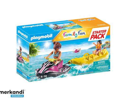 Playmobil Family Fun - Startovací sada Vodní skútr s banánovým člunem (70906)