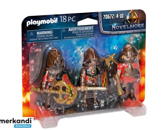 Playmobil Novelmore - Sæt med 3 Burnham Raiders (70672)