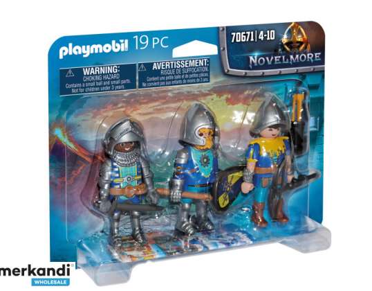 Playmobil Novelmore - Set od 3 Novelmore viteza (70671)