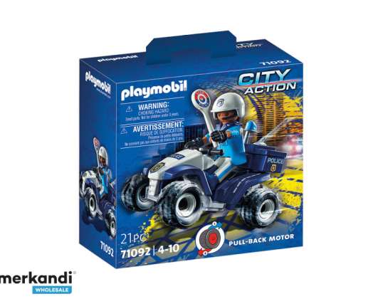 "Playmobil City" veiksmas - "Polizei Speed Quad" (71092)