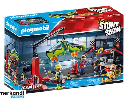 Playmobil Air Stuntshow - Servis İstasyonu (70834)