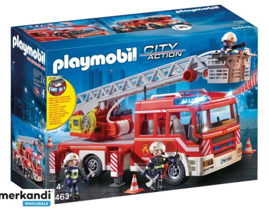 Playmobil City Action   Feuerwehr Leiterfahrzeug  9463