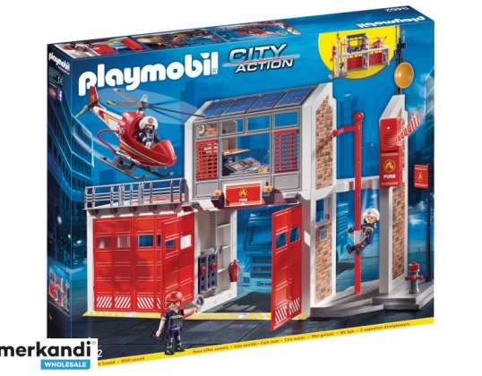 Playmobil City Action - Nagy tűzoltóállomás (9462)