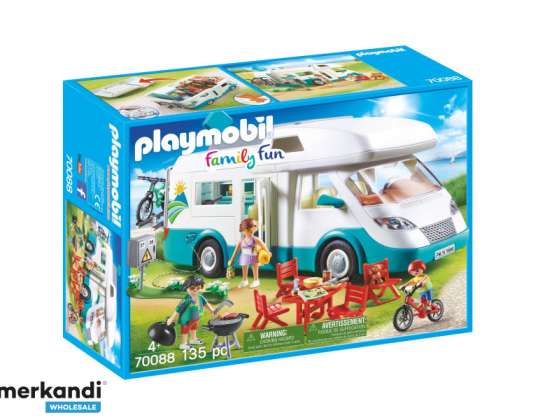 Playmobil Rodinná zábava - Rodinný obytný automobil (70088)