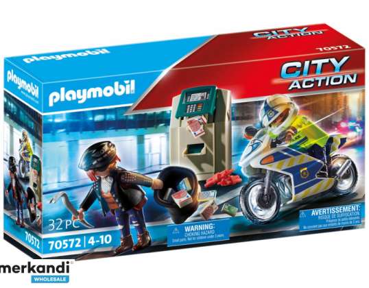 Playmobil City Action - Motorkerékpár rendőrautó (70572)