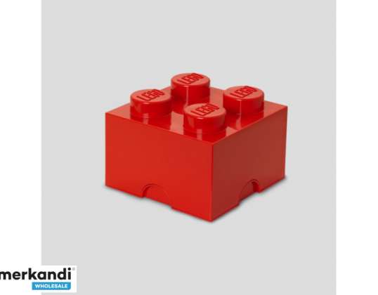 LEGO laikymo kaladėlė 4 RAUDONA (40031730)