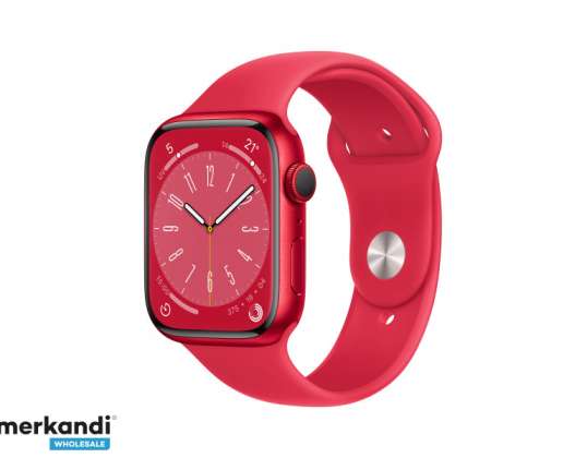 Apple Watch Series 8 GPS + Cellular 45mm TOODE PUNANE Alumiinium MNKA3FD/A