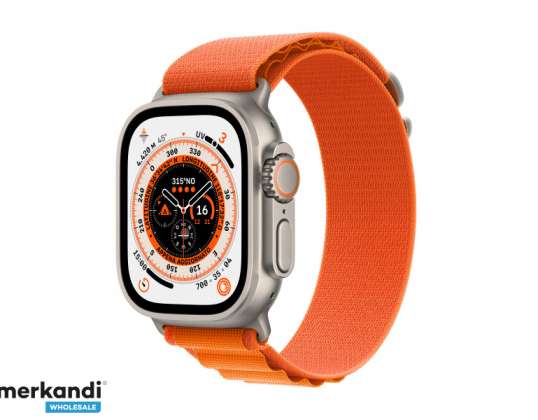 Apple Watch Ultra GPS + Cellular 49mm titanová oranžová alpská smyčka MQFL3FD/A