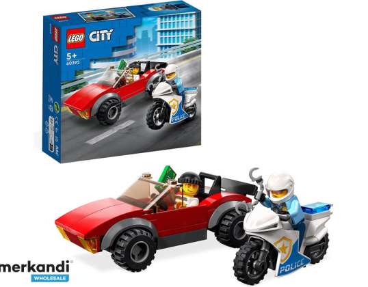 LEGO City   Verfolgungsjagd mit dem Polizeimotorrad  60392