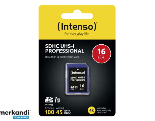 Intenso SDHC UHS-I 16GB Sınıf 10 3431470