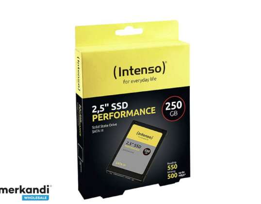 Intenso Performance 250GB Внутрішній твердотільний накопичувач SSD SATA III