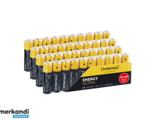 Intenso Batterier Energi Ultra AA Mignon LR6 pakke med 40 7501520
