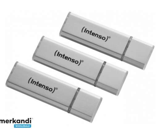 USB blesk Intenso Alu Line 16GB 2.0 Triplepack 3421473