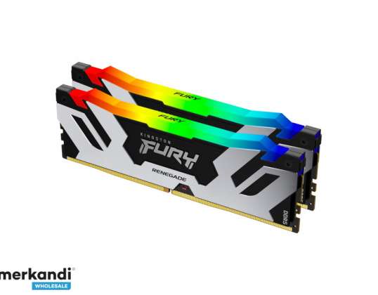 Кингстън Фюри Ренегат RGB комплект 2 x 16GB 6400MT/s DDR5 DIMM KF564C32RSAK2-32