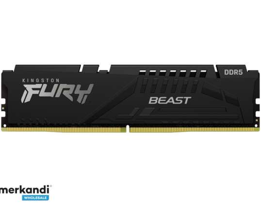 Kingston Fury Beast Černá 32GB DDR5 5200MT/s CL36 DIMM KF552C36BBE-32