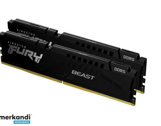 Kingston Fury Beast Svart 2 x 8 GB DDR5 6000MT/s CL36 DIMM KF560C36BBEK2-16