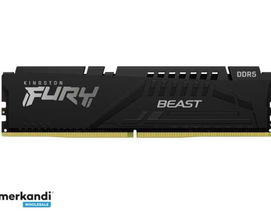 Kingston Fury Beast Negro 32GB DDR5 6000MT / s CL36 DIMM KF560C36BBE-32