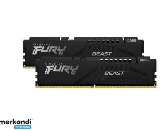 Kingston Fury Beast 2 x 32 Go DDR5 5200MT/s CL36 DIMM KF552C36BBEK2-64