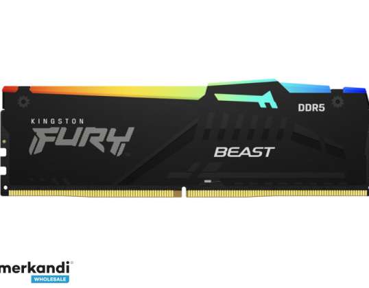 Kingston Fury Beast komplekts 2 x 32GB DDR5 6000MT/s CL36 DIMM KF560C36BBEAK2-64