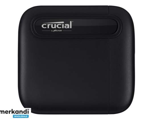 Crucial X6 - 4000 GB - USB Type-C - 3.2 Gen 2 - Zwart CT4000X6SSD9