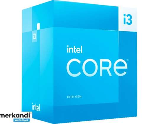 CPU Intel i3-13100F 4.5 Ghz 1700 Box detaljhandel - BX8071513100F