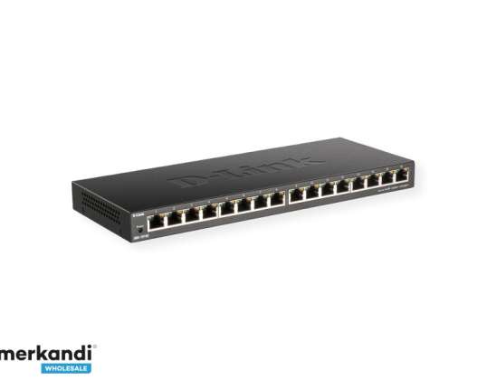 D-Link 16 Port Gigabit Unmanaged Switch DGS-1016S/E
